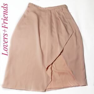 Lovers and Friends faux wrap skirt NWT